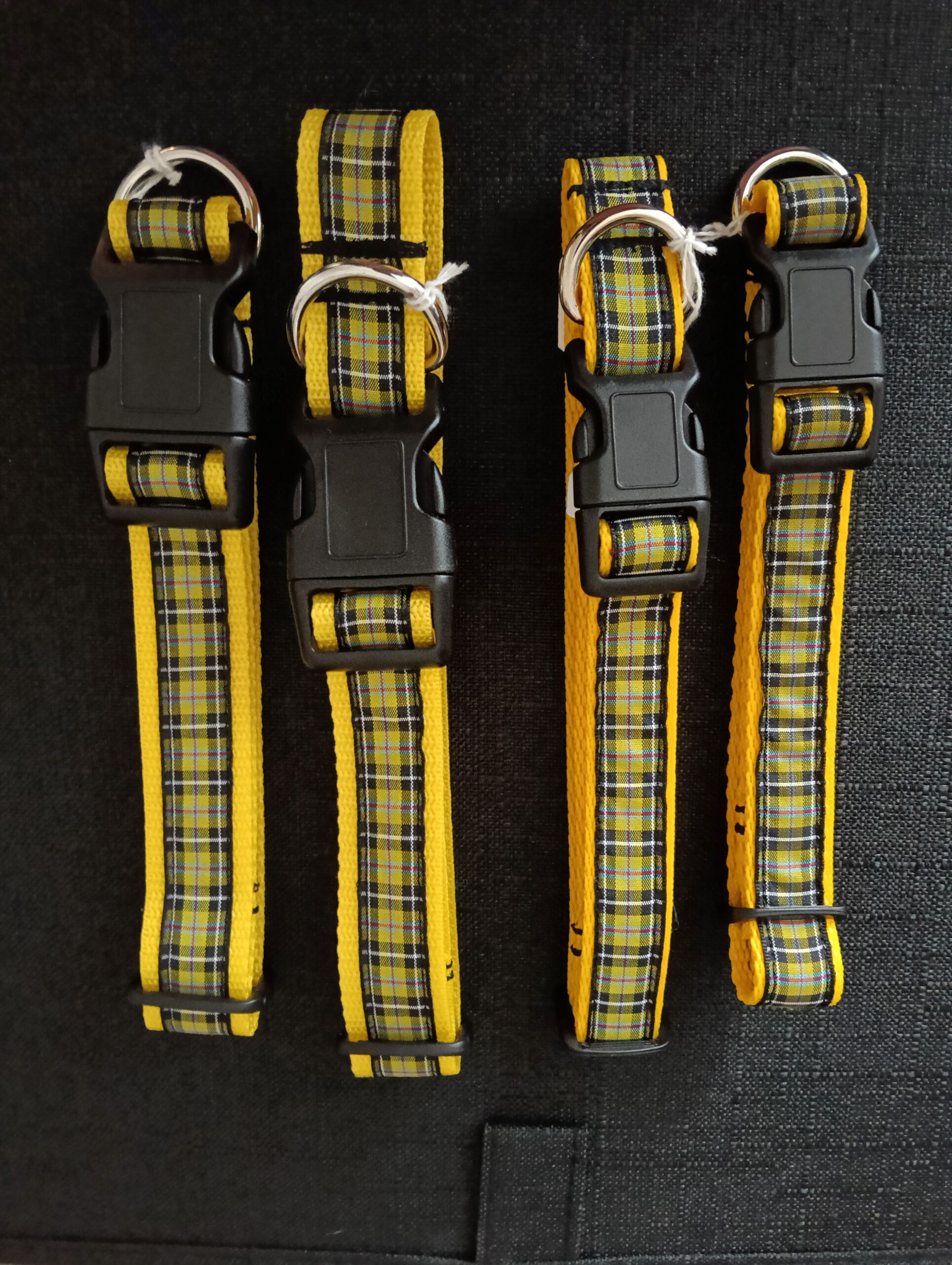 Cornish Tartan on Yellow Webbing