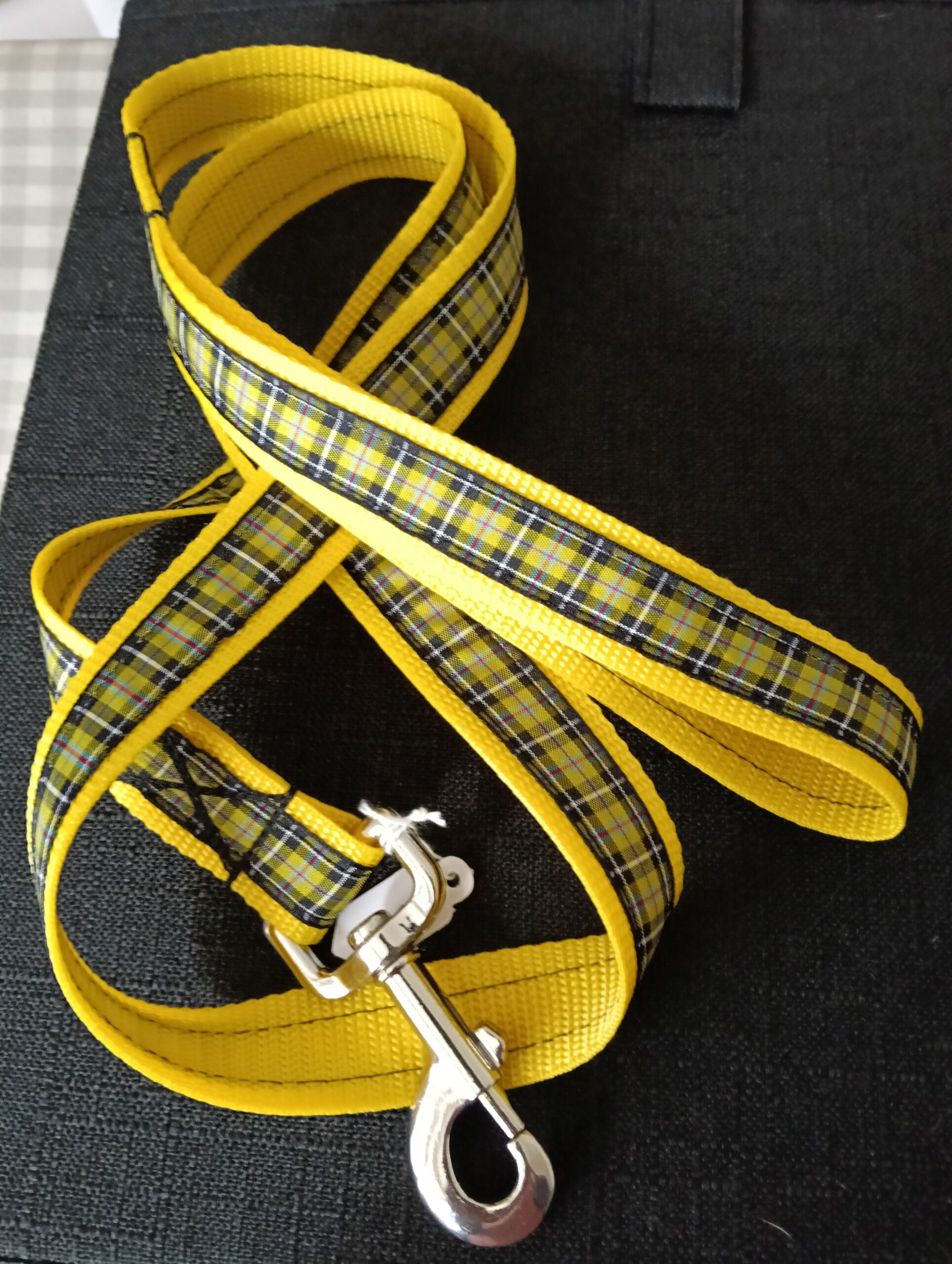 Cornish Tartan on Yellow Webbing - Image 4